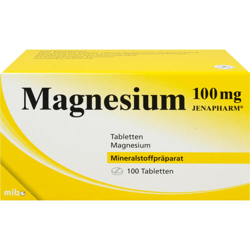 MAGNESIUM 100 mg Jenapharm Tabletten MAGNESIUM 100 mg Jenapharm Tabletten