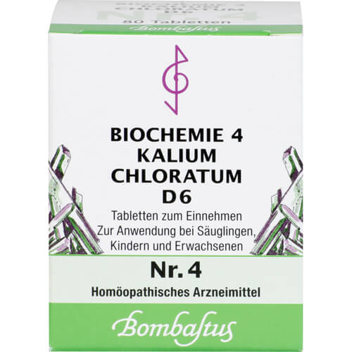 BIOCHEMIE 4 Kalium chloratum D 6 Tabletten BIOCHEMIE 4 Kalium chloratum D 6 Tabletten