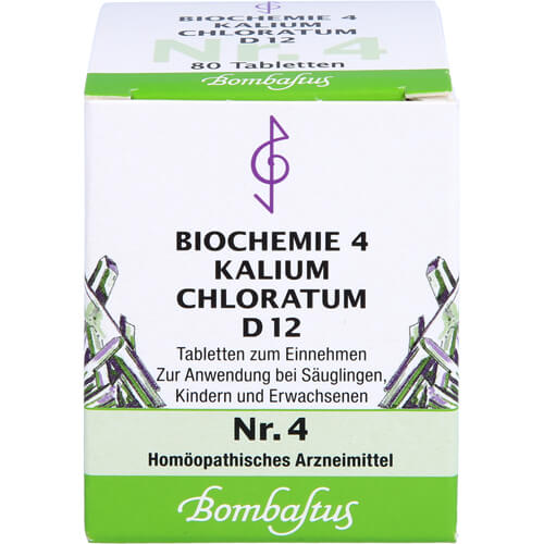 BIOCHEMIE 4 Kalium chloratum D 12 Tabletten BIOCHEMIE 4 Kalium chloratum D 12 Tabletten
