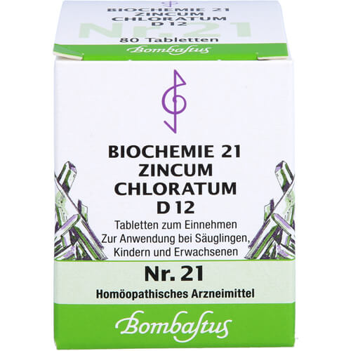 BIOCHEMIE 21 Zincum chloratum D 12 Tabletten BIOCHEMIE 21 Zincum chloratum D 12 Tabletten