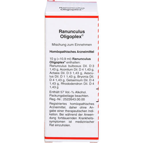 RANUNCULUS OLIGOPLEX Liquidum RANUNCULUS OLIGOPLEX Liquidum