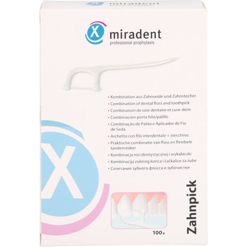 MIRADENT Zahnseidensticks Zahnpick MIRADENT Zahnseidensticks Zahnpick