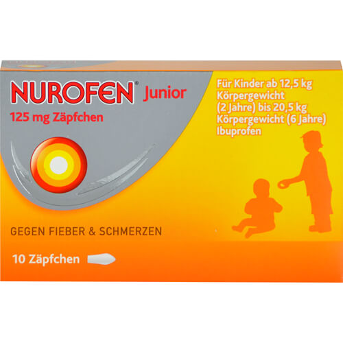 NUROFEN Junior 125 mg Zäpfchen NUROFEN Junior 125 mg Zäpfchen