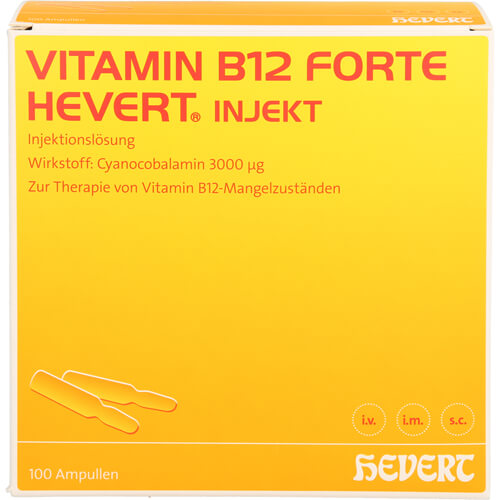 VITAMIN B12 FORTE Hevert injekt Inj.-Lsg.Amp. VITAMIN B12 FORTE Hevert injekt Inj.-Lsg.Amp.
