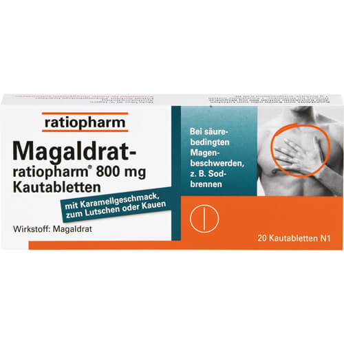 MAGALDRAT-ratiopharm 800 mg Tabletten MAGALDRAT-ratiopharm 800 mg Tabletten