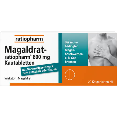 MAGALDRAT-ratiopharm 800 mg Tabletten MAGALDRAT-ratiopharm 800 mg Tabletten