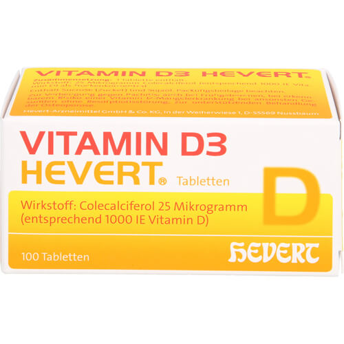 VITAMIN D3 HEVERT Tabletten VITAMIN D3 HEVERT Tabletten