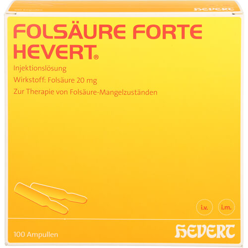 FOLSÄURE HEVERT forte Ampullen FOLSÄURE HEVERT forte Ampullen