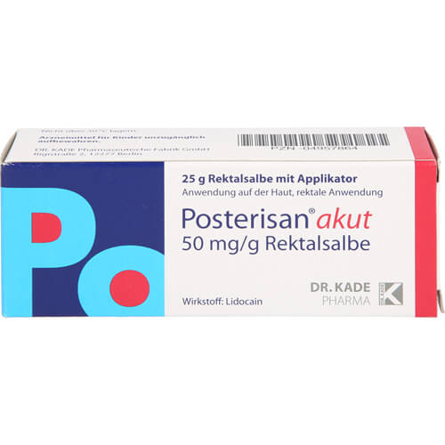 POSTERISAN akut 50 mg/g Rektalsalbe POSTERISAN akut 50 mg/g Rektalsalbe