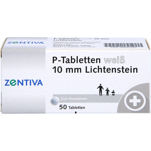 P TABLETTEN weiß 10 mm P TABLETTEN weiß 10 mm