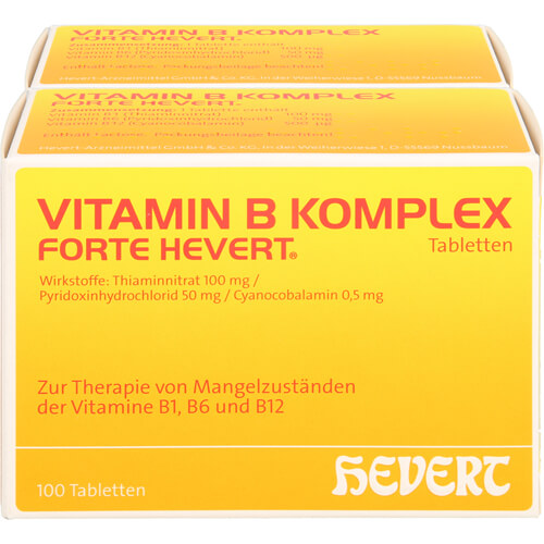 VITAMIN B KOMPLEX forte Hevert Tabletten VITAMIN B KOMPLEX forte Hevert Tabletten