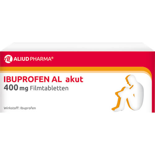 Ibuprofen AL akut 400 mg Filmtabletten bei akuten Schmerzen Ibuprofen AL akut 400 mg Filmtabletten bei akuten Schmerzen