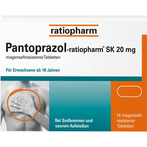 PANTOPRAZOL-ratiopharm SK 20 mg magensaftres.Tabl. PANTOPRAZOL-ratiopharm SK 20 mg magensaftres.Tabl.
