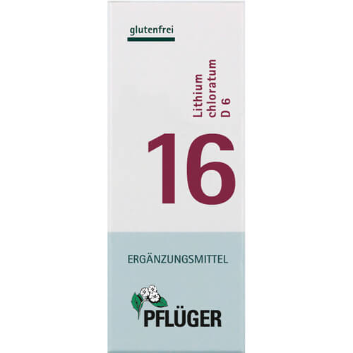 BIOCHEMIE Pflüger 16 Lithium chloratum D 6 Tabl. BIOCHEMIE Pflüger 16 Lithium chloratum D 6 Tabl.