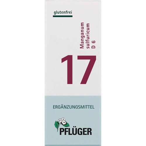 BIOCHEMIE Pflüger 17 Manganum sulfuricum D 6 Tabl. BIOCHEMIE Pflüger 17 Manganum sulfuricum D 6 Tabl.