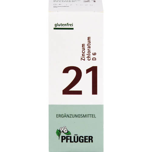 BIOCHEMIE Pflüger 21 Zincum chloratum D 6 Tabl. BIOCHEMIE Pflüger 21 Zincum chloratum D 6 Tabl.