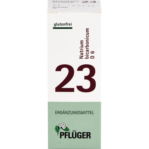 BIOCHEMIE Pflüger 23 Natrium bicarbonicum D 6 Tab. BIOCHEMIE Pflüger 23 Natrium bicarbonicum D 6 Tab.