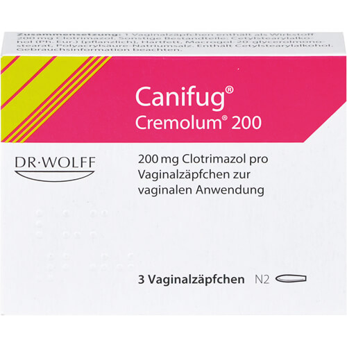 CANIFUG Cremolum 200 Vaginalsuppositorien CANIFUG Cremolum 200 Vaginalsuppositorien