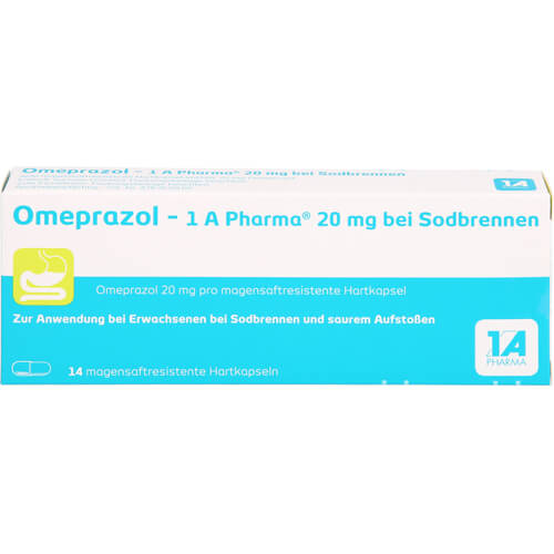 OMEPRAZOL-1A Pharma 20 mg bei Sodbrennen HKM OMEPRAZOL-1A Pharma 20 mg bei Sodbrennen HKM