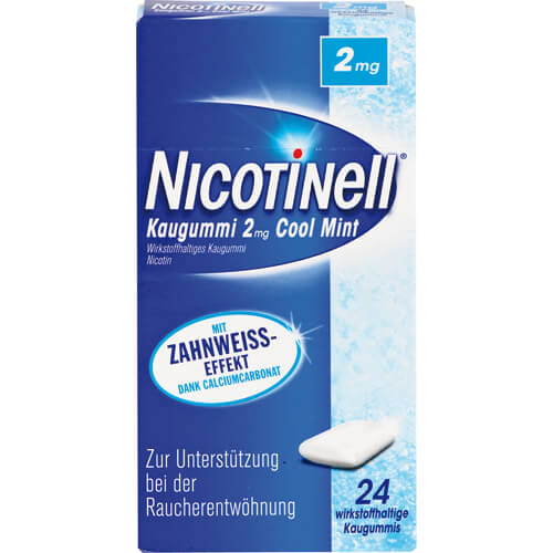 NICOTINELL Kaugummi Cool Mint 2 mg NICOTINELL Kaugummi Cool Mint 2 mg