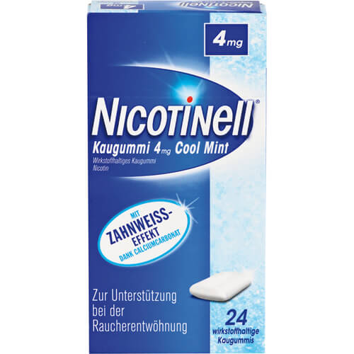 NICOTINELL Kaugummi Cool Mint 4 mg NICOTINELL Kaugummi Cool Mint 4 mg