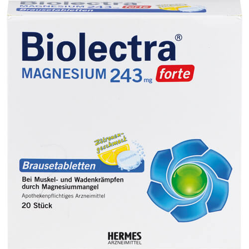 BIOLECTRA Magnesium 243 mg forte Zitrone Br.-Tabl. BIOLECTRA Magnesium 243 mg forte Zitrone Br.-Tabl.