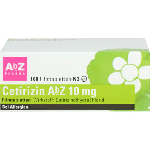 CETIRIZIN AbZ 10 mg Filmtabletten CETIRIZIN AbZ 10 mg Filmtabletten