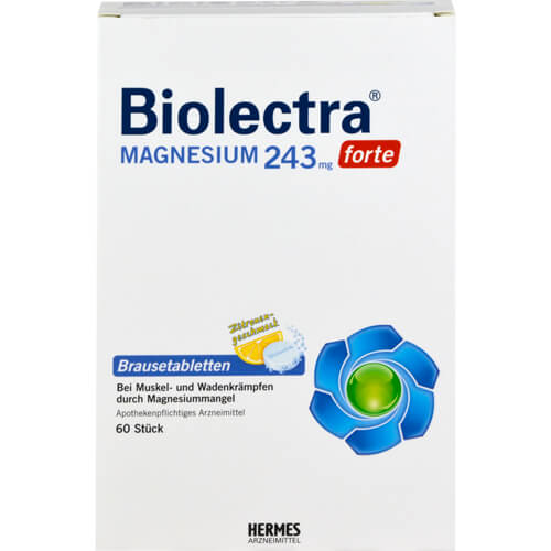 BIOLECTRA Magnesium 243 mg forte Zitrone Br.-Tabl. BIOLECTRA Magnesium 243 mg forte Zitrone Br.-Tabl.
