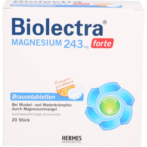 BIOLECTRA Magnesium 243 mg forte Orange Brausetab. BIOLECTRA Magnesium 243 mg forte Orange Brausetab.
