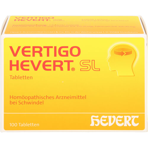 VERTIGO HEVERT SL Tabletten VERTIGO HEVERT SL Tabletten