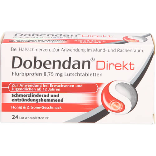 DOBENDAN Direkt Flurbiprofen 8,75 mg Lutschtabl. DOBENDAN Direkt Flurbiprofen 8,75 mg Lutschtabl.
