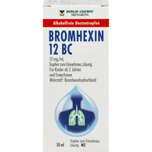 BROMHEXIN 12 BC Tropfen zum Einnehmen BROMHEXIN 12 BC Tropfen zum Einnehmen