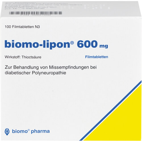 BIOMO-lipon 600 mg Filmtabletten BIOMO-lipon 600 mg Filmtabletten