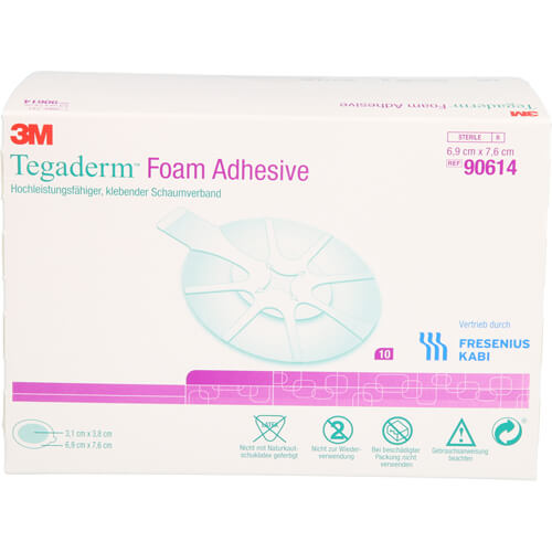 TEGADERM Foam Adhesive FK 6,9x7,6 cm oval 90614 TEGADERM Foam Adhesive FK 6,9x7,6 cm oval 90614