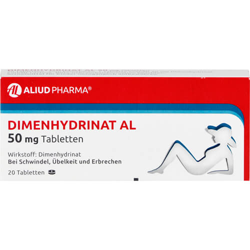 Dimenhydrinat AL 50 mg Tabletten bei Übelkeit und Erbrechen und Schwindel Dimenhydrinat AL 50 mg Tabletten bei Übelkeit und Erbrechen und Schwindel