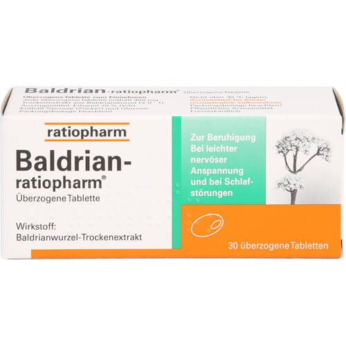 BALDRIAN-RATIOPHARM überzogene Tabletten BALDRIAN-RATIOPHARM überzogene Tabletten