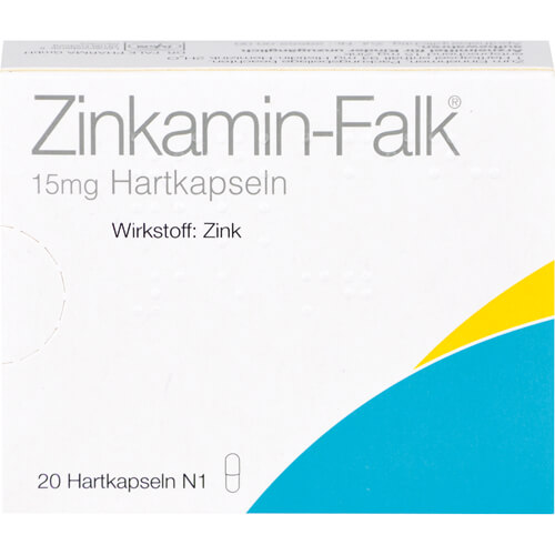 ZINKAMIN Falk 15 mg Hartkapseln ZINKAMIN Falk 15 mg Hartkapseln