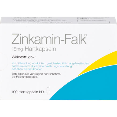 ZINKAMIN Falk 15 mg Hartkapseln ZINKAMIN Falk 15 mg Hartkapseln