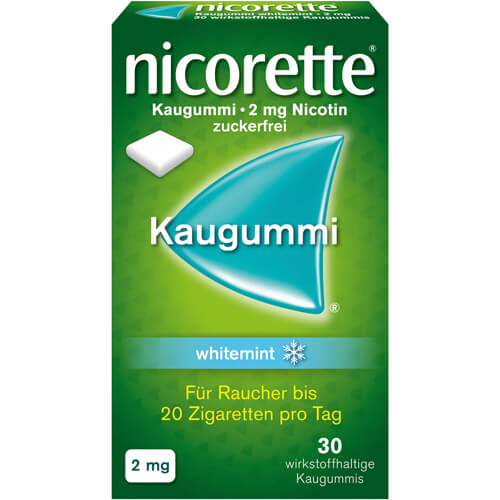NICORETTE Kaugummi 2 mg whitemint NICORETTE Kaugummi 2 mg whitemint