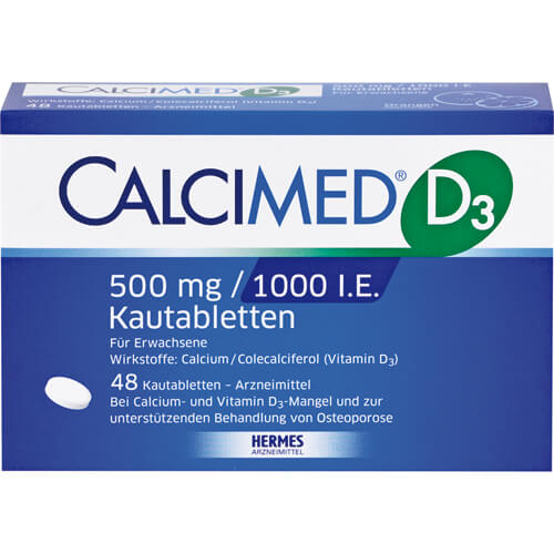 CALCIMED D3 500 mg/1000 I.E. Kautabletten CALCIMED D3 500 mg/1000 I.E. Kautabletten