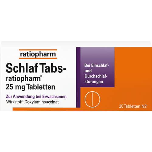 SCHLAF TABS-ratiopharm 25 mg Tabletten SCHLAF TABS-ratiopharm 25 mg Tabletten