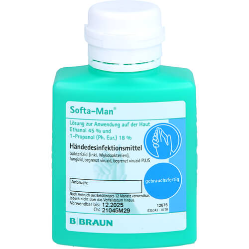 SOFTA MAN Händedesinfektion Kittelflasche SOFTA MAN Händedesinfektion Kittelflasche