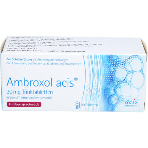 AMBROXOL acis 30 mg Trinktabletten AMBROXOL acis 30 mg Trinktabletten