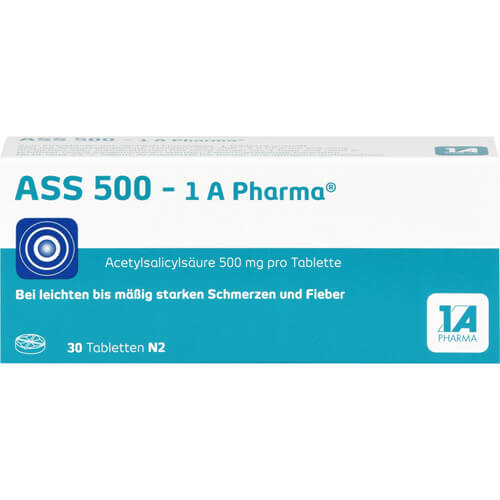 ASS 500-1A Pharma Tabletten ASS 500-1A Pharma Tabletten
