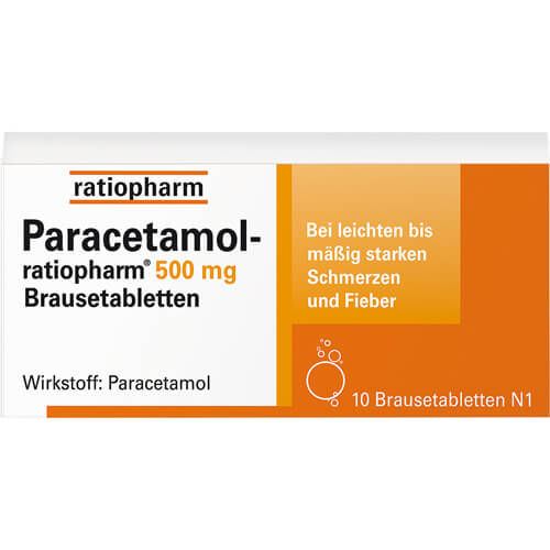 PARACETAMOL-ratiopharm 500 mg Brausetabletten PARACETAMOL-ratiopharm 500 mg Brausetabletten