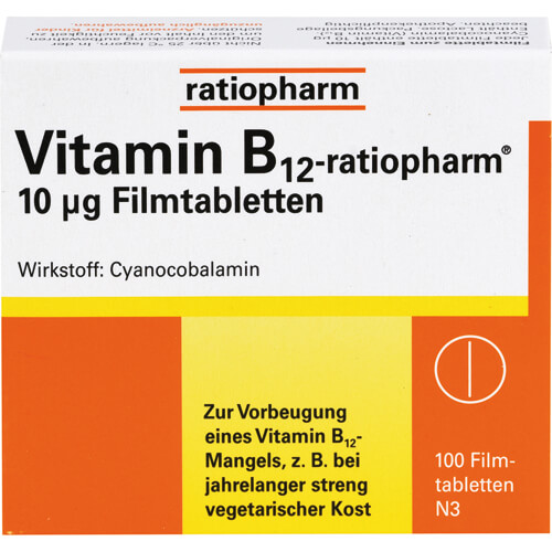 VITAMIN B12-RATIOPHARM 10 μg Filmtabletten VITAMIN B12-RATIOPHARM 10 μg Filmtabletten