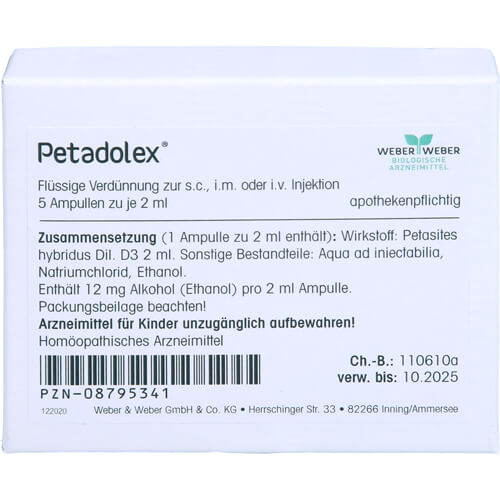 PETADOLEX Ampullen PETADOLEX Ampullen