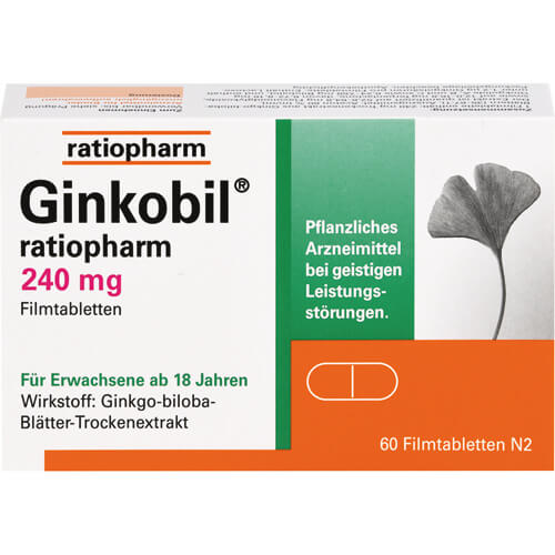 GINKOBIL-ratiopharm 240 mg Filmtabletten GINKOBIL-ratiopharm 240 mg Filmtabletten