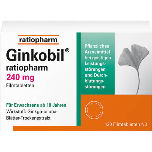 GINKOBIL-ratiopharm 240 mg Filmtabletten GINKOBIL-ratiopharm 240 mg Filmtabletten
