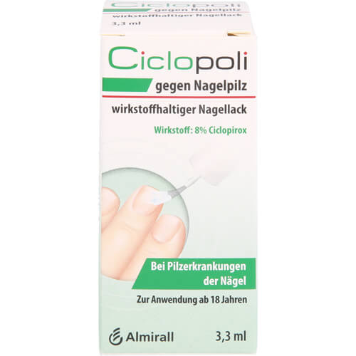CICLOPOLI gegen Nagelpilz wirkstoffhalt.Nagellack CICLOPOLI gegen Nagelpilz wirkstoffhalt.Nagellack